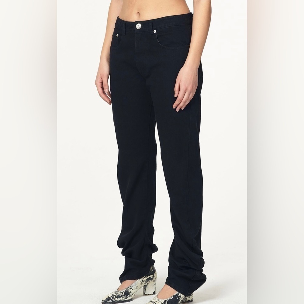 VAQUERA NYC designer black scrunch pants / jeans women’s size 27 - Picture 7 of 14